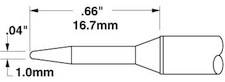Solder Tip, Smart Heat PowerTips, STTC-107Metcal  